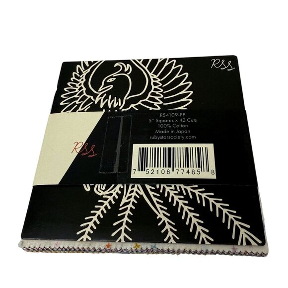 Fabric Squares 5" Starry Pack Cotton Quilting Sewing Craft Swatches - Picture 4 of 10